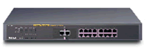 16-port switch manufactured by D-Link